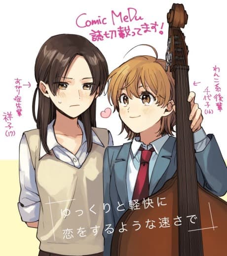 Yukkuri to Keikai ni Koi wo Suru Youna Hayasa de