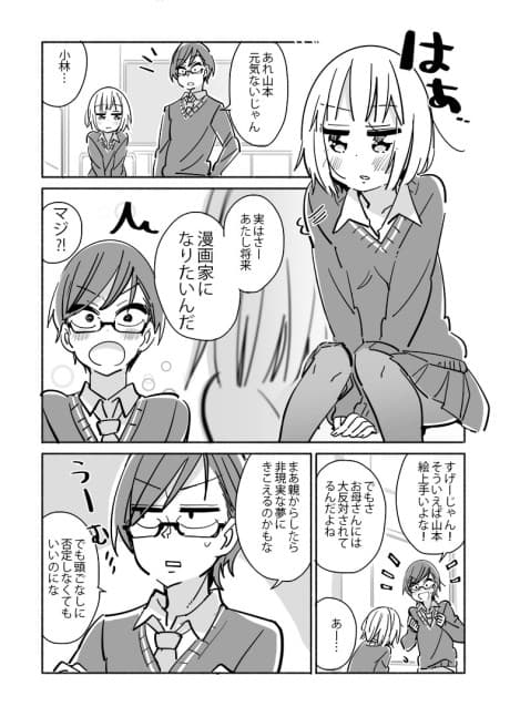 Mangaka ni Naritai kedo Oya ni Hantai Sareteiru