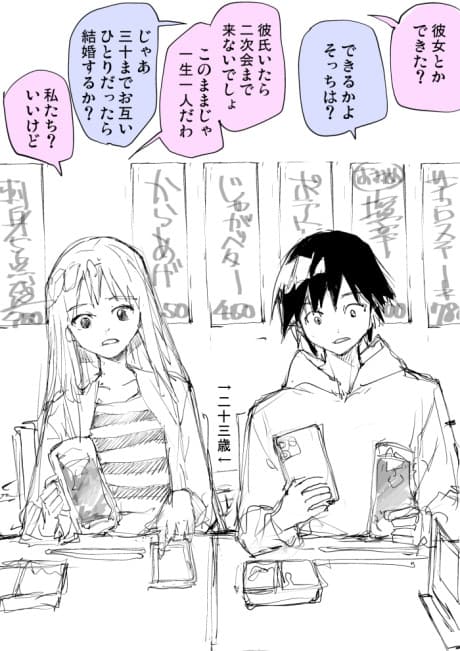 30-sai Made Otagai Dokushin Dattara Watashitachi Kekkonshi yo ka?