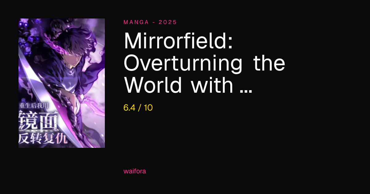 Read Mirrorfield: Overturning the World with a Reversal Skill Manga ...